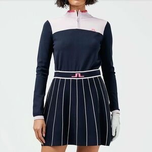 J.Lindeberg Women's Navy Mini Skirt